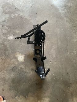 800 lbs motorcycle/scooter trailer hitch mount rack 2” towing carrier