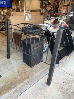 Queen Bed Head Board and Frame $60 obo