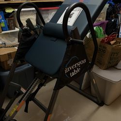 Inversion Table Only $75 For back pain/spinal decompression.
