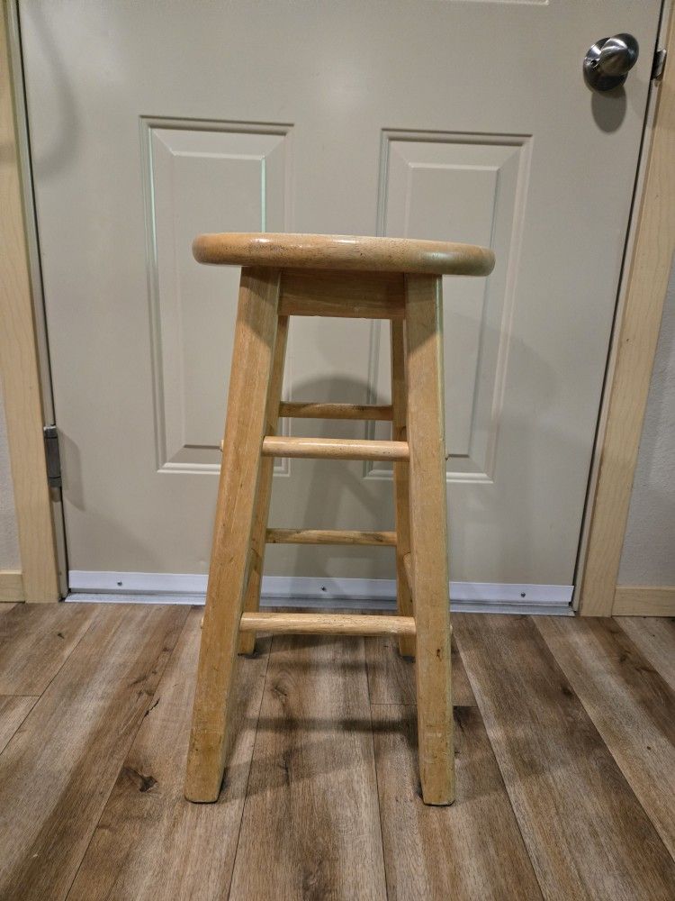 Wood Kitchen Stool