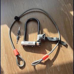 Bike Lock With Bike Mount 