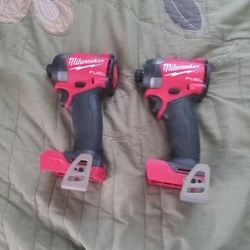 New Milwaukee M18 Fuel 4th Generation  1/4 Hex Impact Tool Only 110 Each 