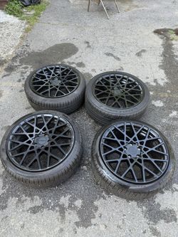 Rotiform BLQ Matte Black Wheels 