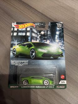 Hot Wheels Premium Car Culture Exotic Envy Lamborghini Huracan LP 610-4 (5/5) — New on Card