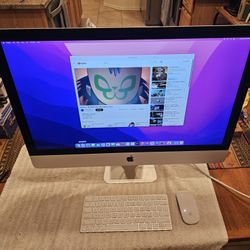 Apple iMac Retina 5K 27" 3.3 GHz i5 16 GB Ram 2.12 TB Fusion Drive macOS Monterey Original Box Magic Mouse/Keyboard Bundle