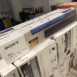 Sony (HT A5000) 8K & 4K Soundbar Home Theater - 360 Spatial 3D Audio, Wi-Fi, Bluetooth, Chromecast,  Wifi 