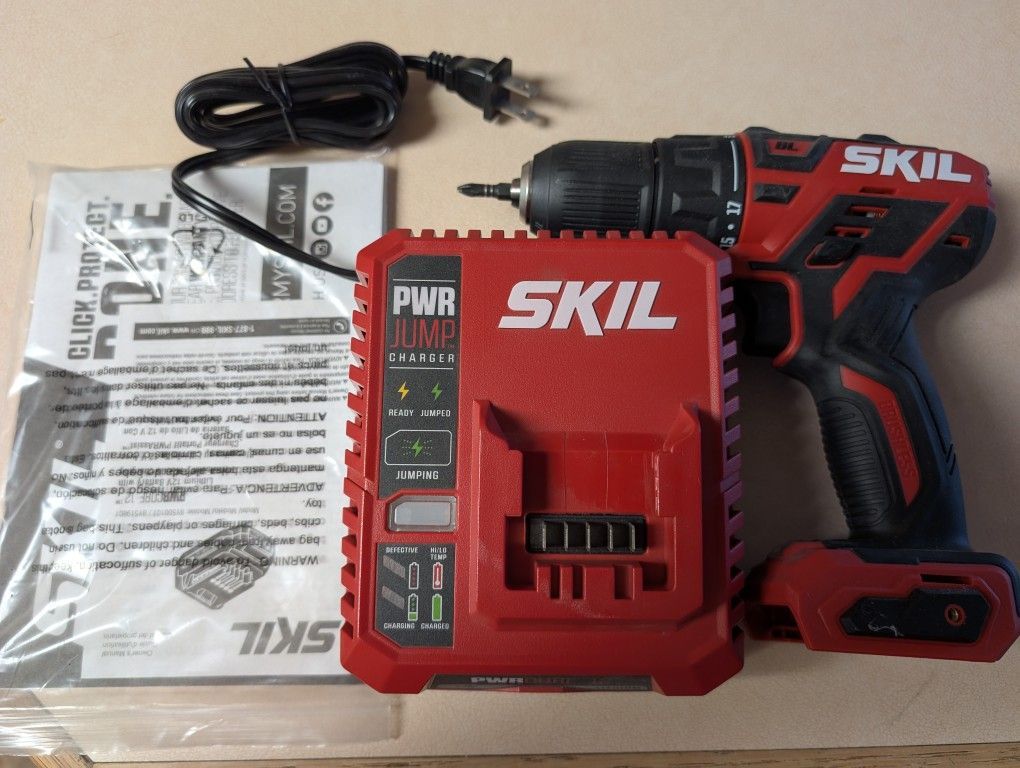 SKIL PWR CORE 12 Varible-Speed Hammer Drill Kit - No Battery