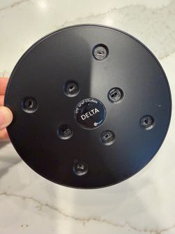 Delta Universal Showering H2OKinetic Single-Setting Raincan Shower Head 1.75GPM - Matte Black