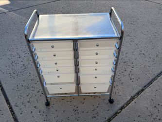 Honey-Can-Do 12-Drawer Rolling Storage Cart