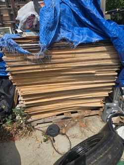 Cement mixer and 4x4 wood panels