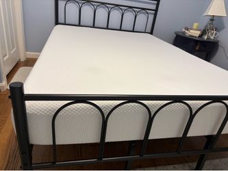 Bed Full Metal Black Platform