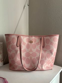 Coach Signature Tote Bag Pink