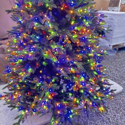 7.5  Christmas tree h costco prelit fir lights reatils $399 here only $280 no tax new open box good condition   Also i have LED lights the same model 
