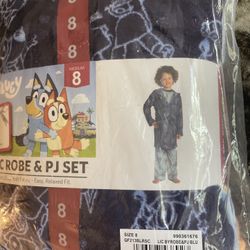 Boys Bluey Pajamas And Robe Set 