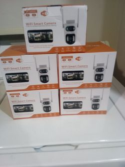 5 New WiFi Smart Cameras " Double Screen & Double Channel Synchronous Monitoring.
