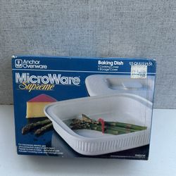 Anchor Ovenware Microware Supreme Baking Dish