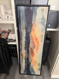Abstract landscape art