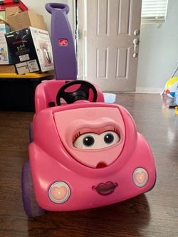 Step2 Pink Toddler Push Ride-On Car