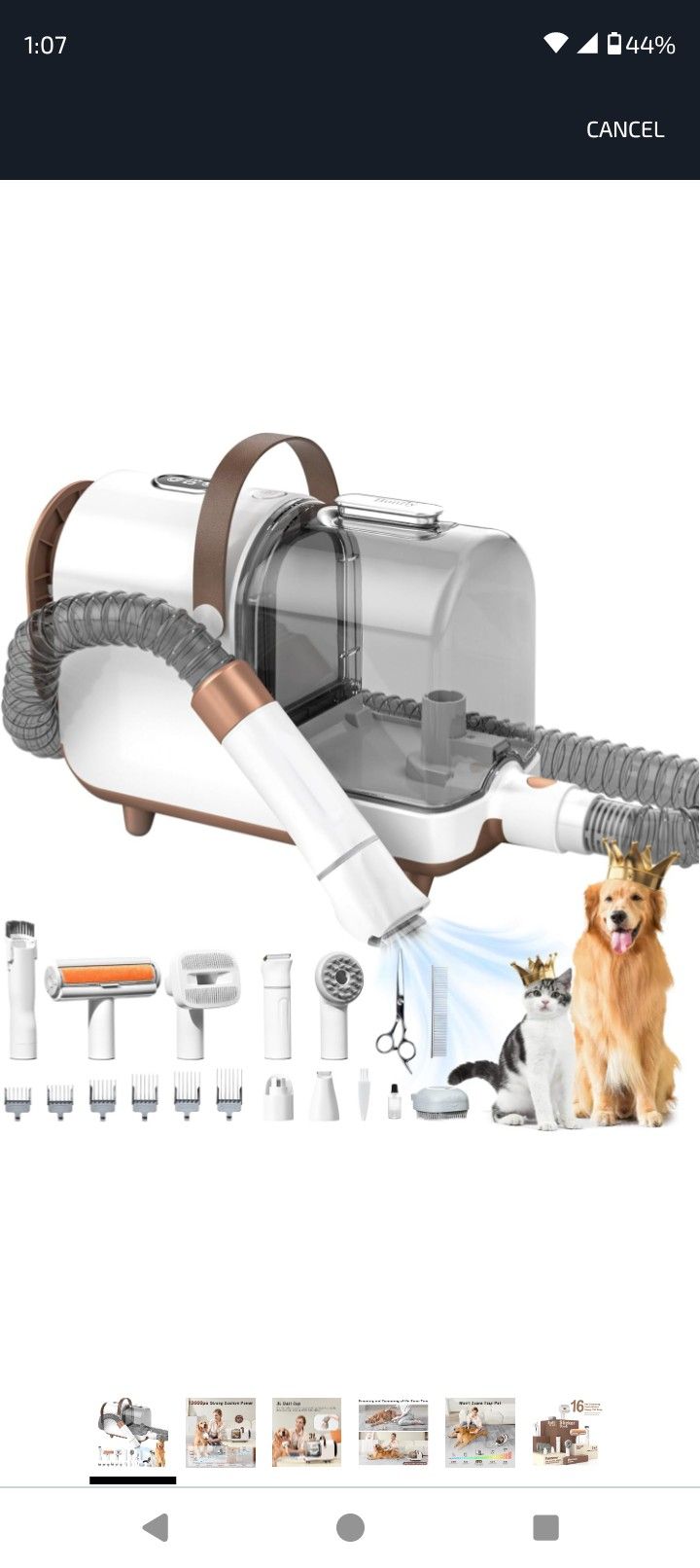 Pet Grooming And Vacuum