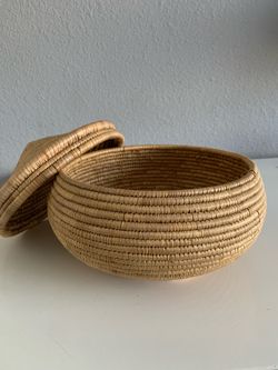 Lidded Coil Basket