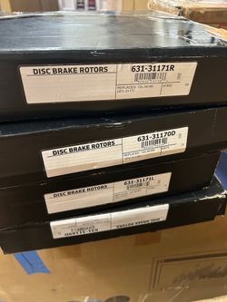 New Dynamic Friction Drilled & Slotted, F+R Brake Rotors for BMW (various models) or Toyota Supra