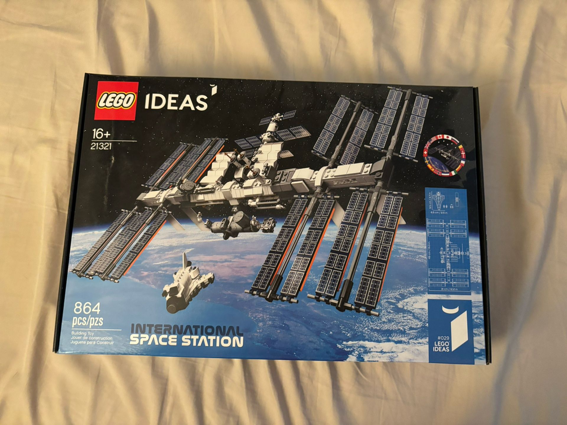 Retired Set! LEGO Ideas International Space Station 21321 Building Set 864 Pcs Factory Sealed