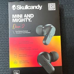 Skullcandy Dime 2 True Wireless Earbuds - Black new