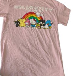 Hello Kitty And Friends Kawaii T-shirt Graphic Anime Sanrio Size Small