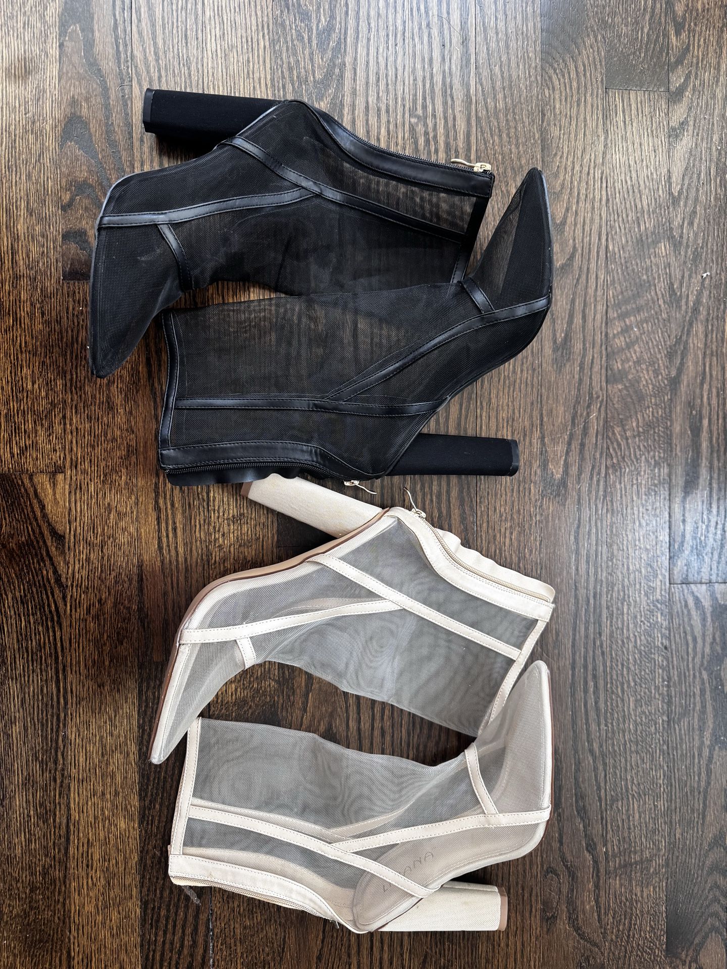 mesh heels size 10