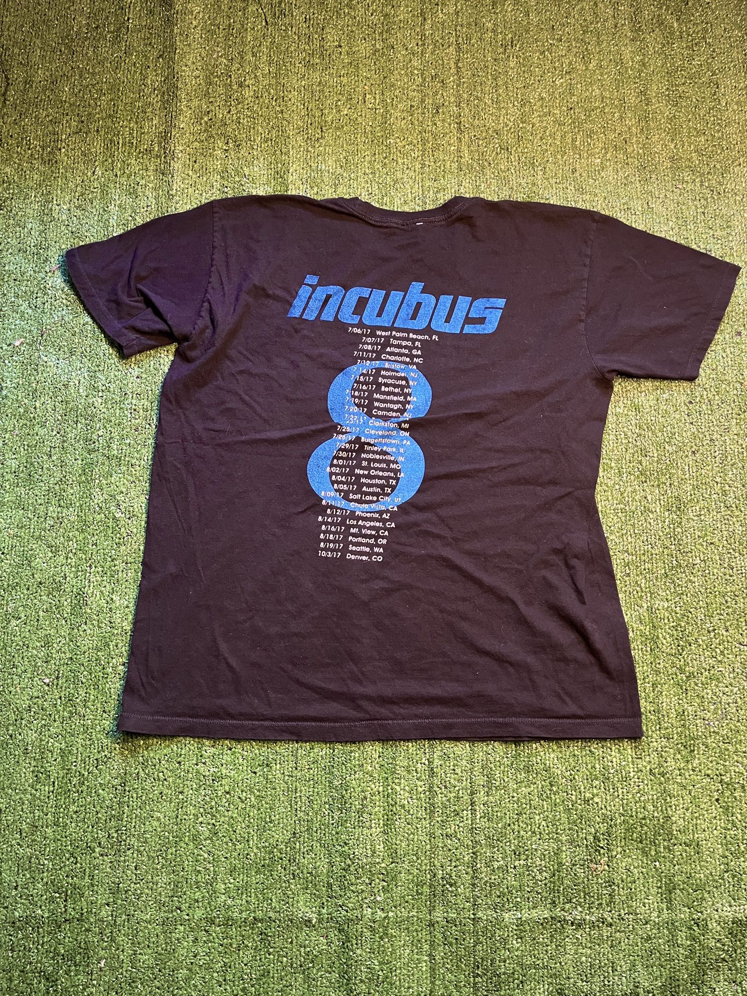 Incubus Tour T Shirt 2017 With Jimmy Eat World for Sale in Santa