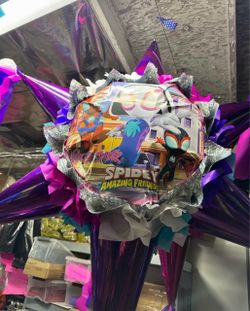 Ghost spider spidey and friends bola star pinata