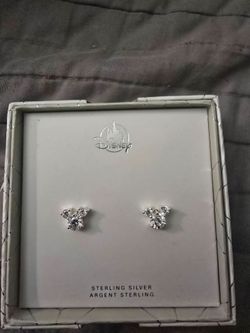 Disney Mickey Mouse Sterling Silver Earrings