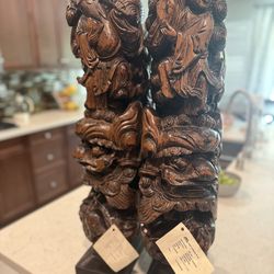 Ancient Chinese Dragon statues