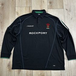 vintage Reebok Wales Rugby Union away shirt from the 2002-2004 seasons