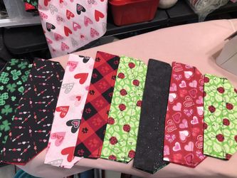 Slide On The Collar, Reversible Pet Bandanas,