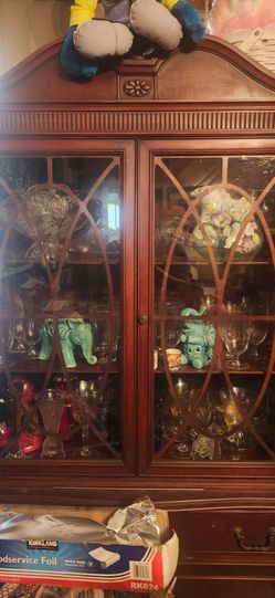 Mahogany wall unit