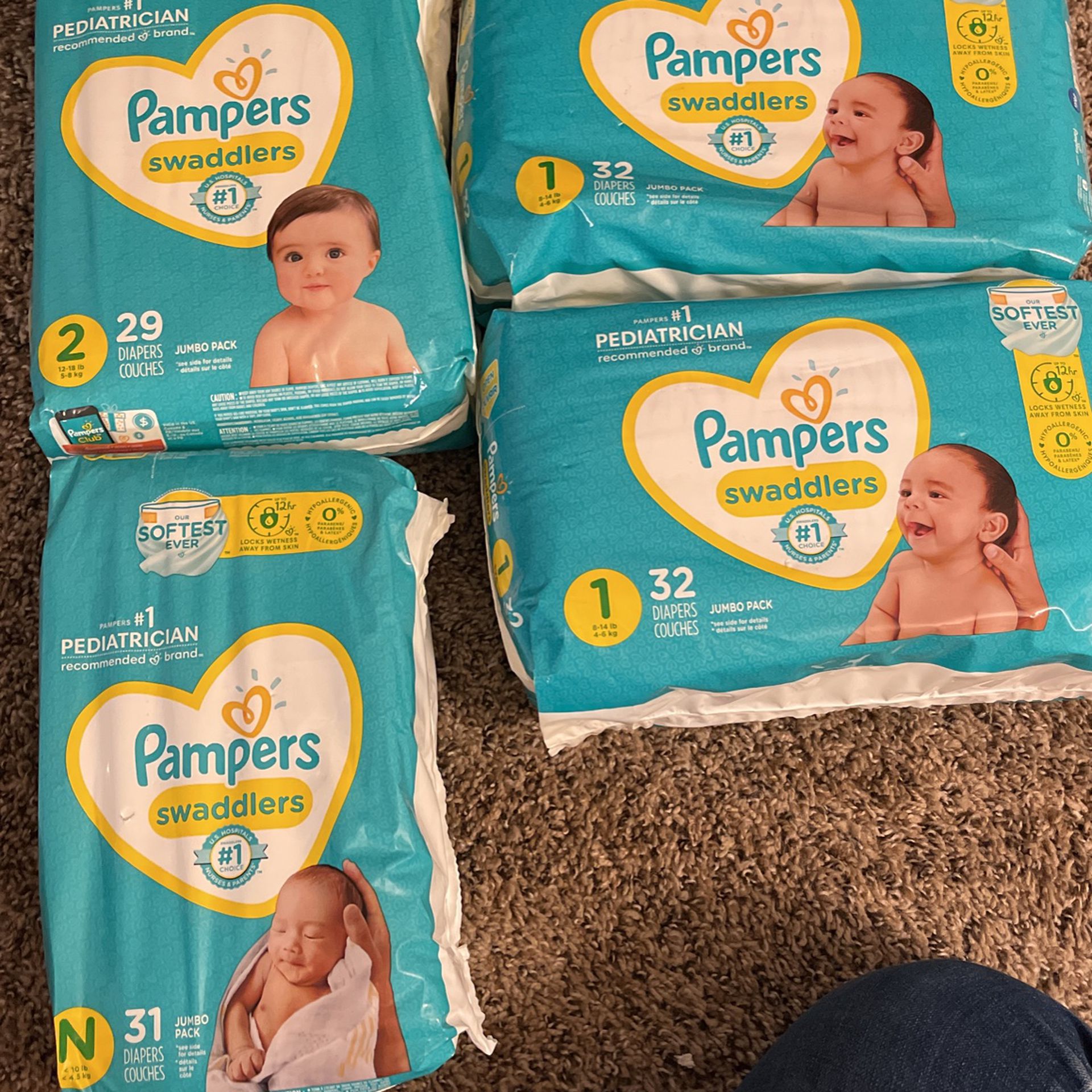 Newborn Diapers LEFT 1