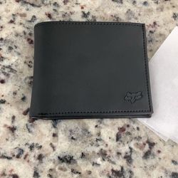 Fox racing leather wallet and cardholer