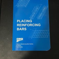 Placing Reinforcing Bars