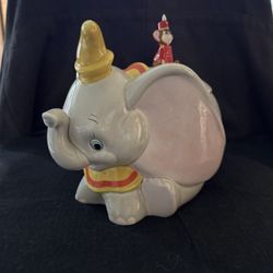 Vintage Disney Dumbo & Timothy Mouse Cookie Jar
