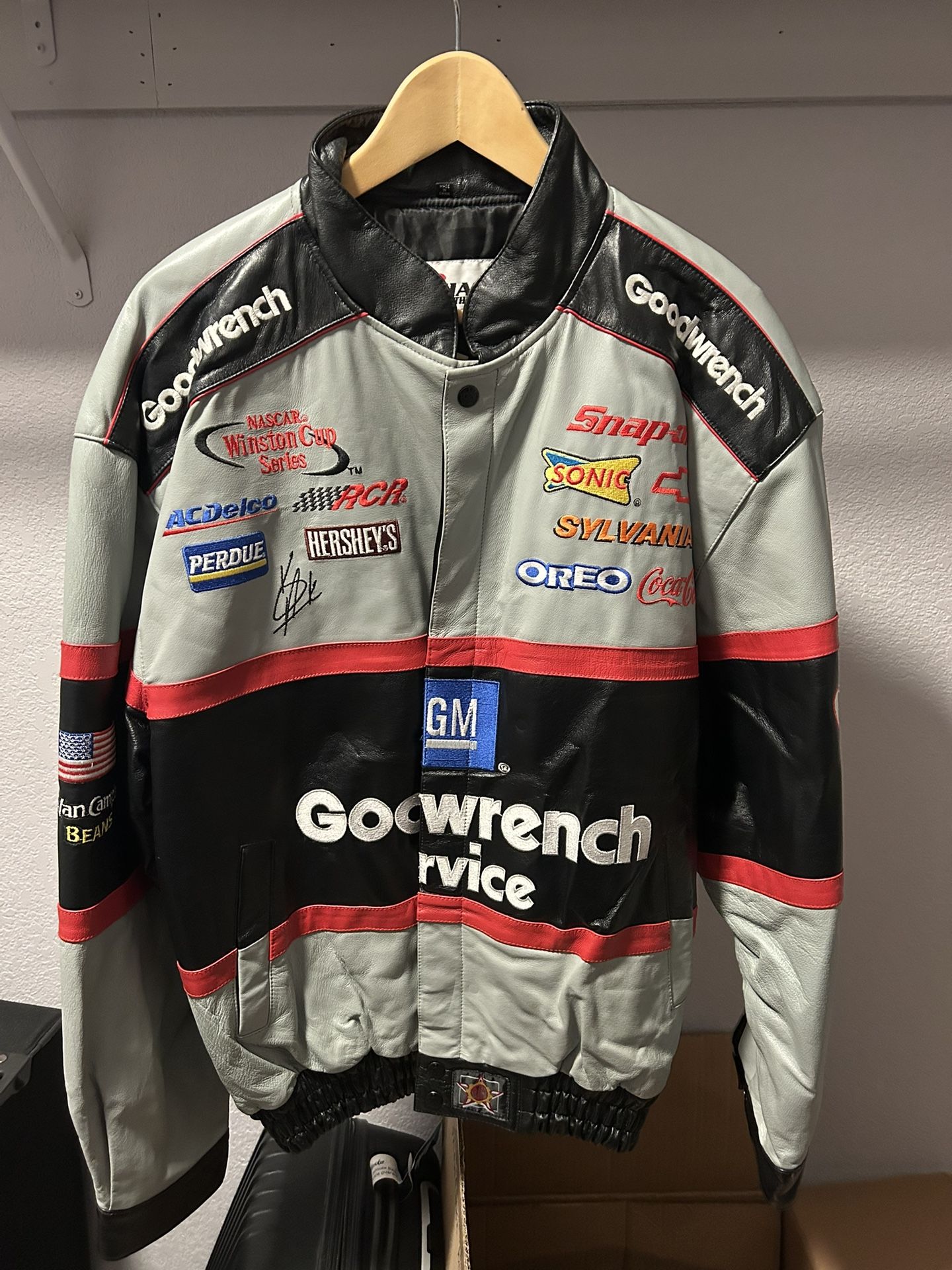 Kevin Harvick NASCAR Leather Jacket