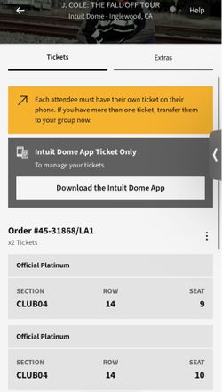 J Cole Tickets