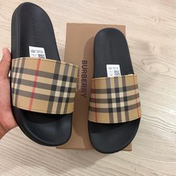 Burberry slides