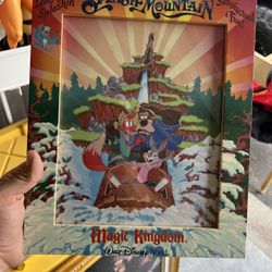 Vintage Disney Magic Kingdom Picture Frame 