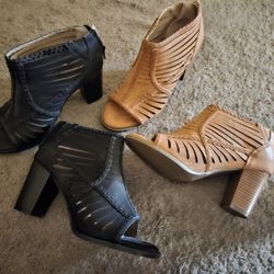 Wide Size Toe Booties 