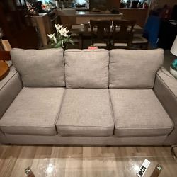 Heather grey couch