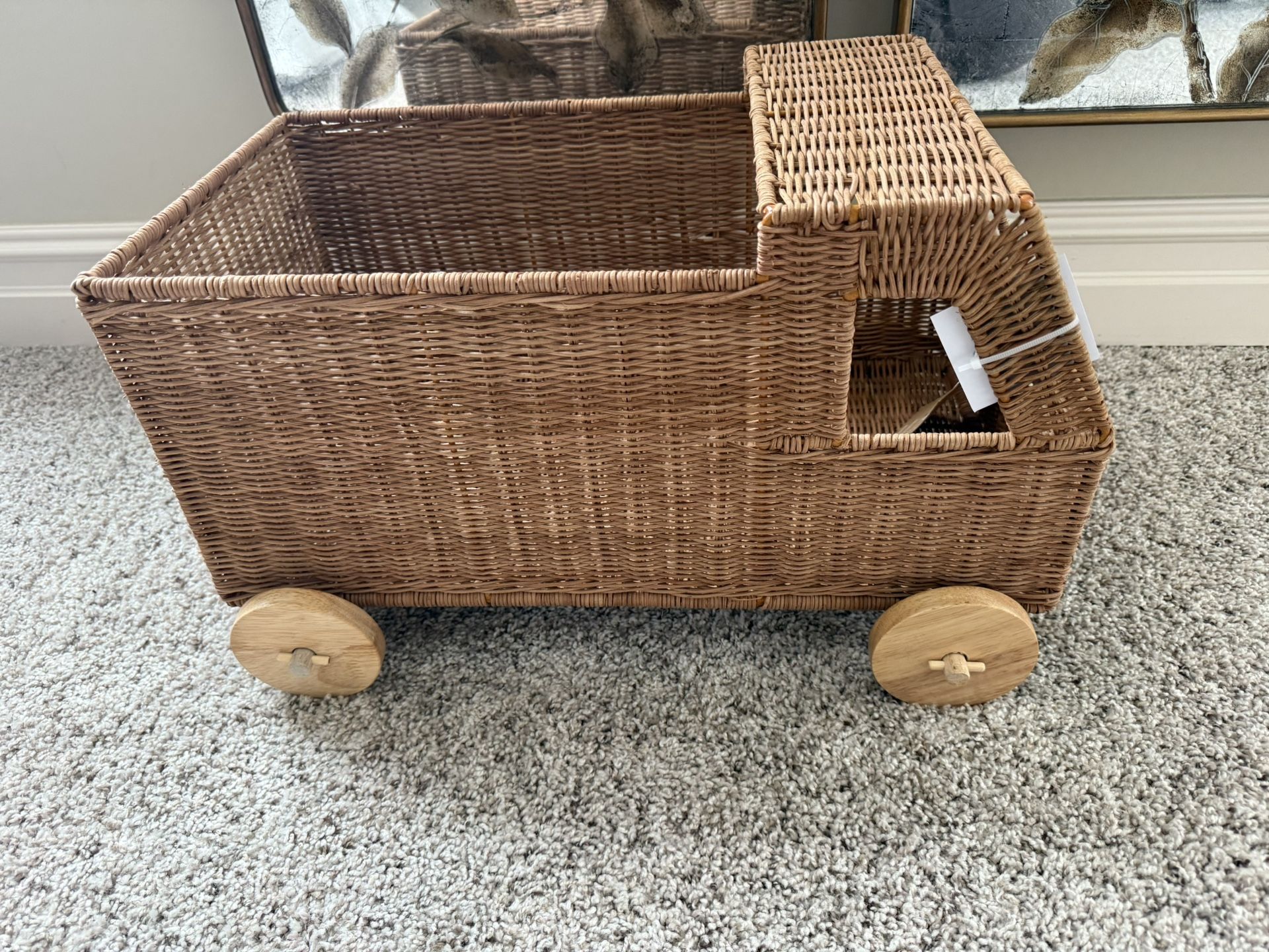 New Rattan Car/ Truck Basket Play Kids Room