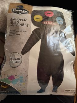 Kids Fuggler Alien Inflatable Costume