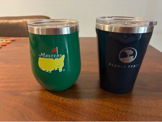 2 golf fan tumblers