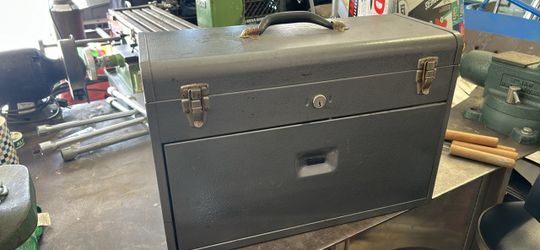 Vintage craftsman machinist toolbox